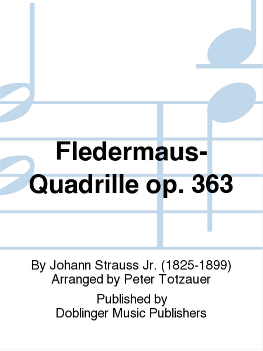 Fledermaus-Quadrille op. 363 Woodwind Quintet scores gallery preview page 1