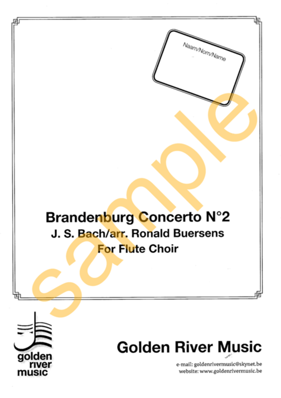 2nd Brandenburg Concerto 2nd Brandenburg Concerto Flute Choir scores gallery preview page 2