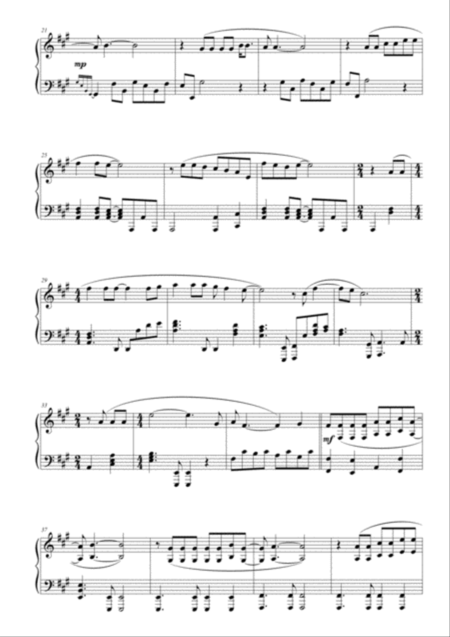 The Sound Of Silence The Sound Of Silence Piano Solo scores gallery preview page 3