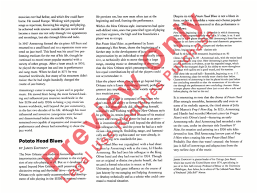 Potato Head Blues Potato Head Blues Jazz Ensemble scores gallery preview page 6
