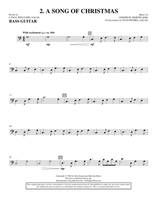 Sing A Song Of Christmas - Bass Guitar