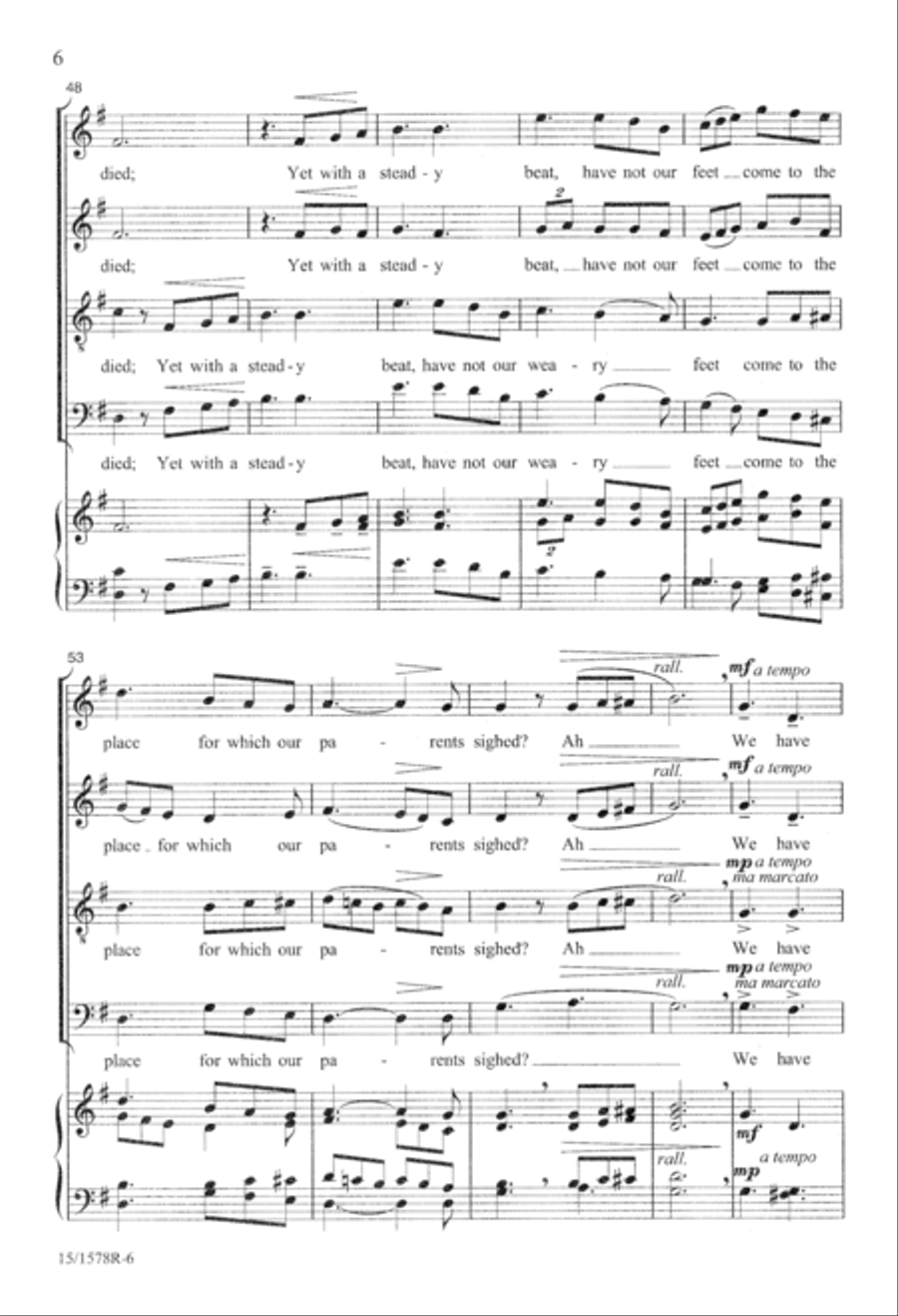 Lift Ev'ry Voice and Sing Divisi scores gallery preview page 6