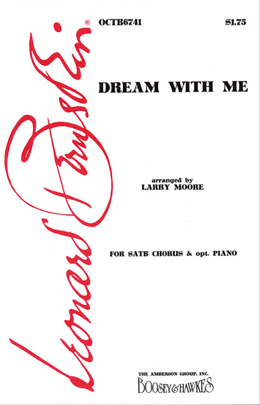 Dream with Me (from Peter Pan) 4-Part scores gallery preview page 1