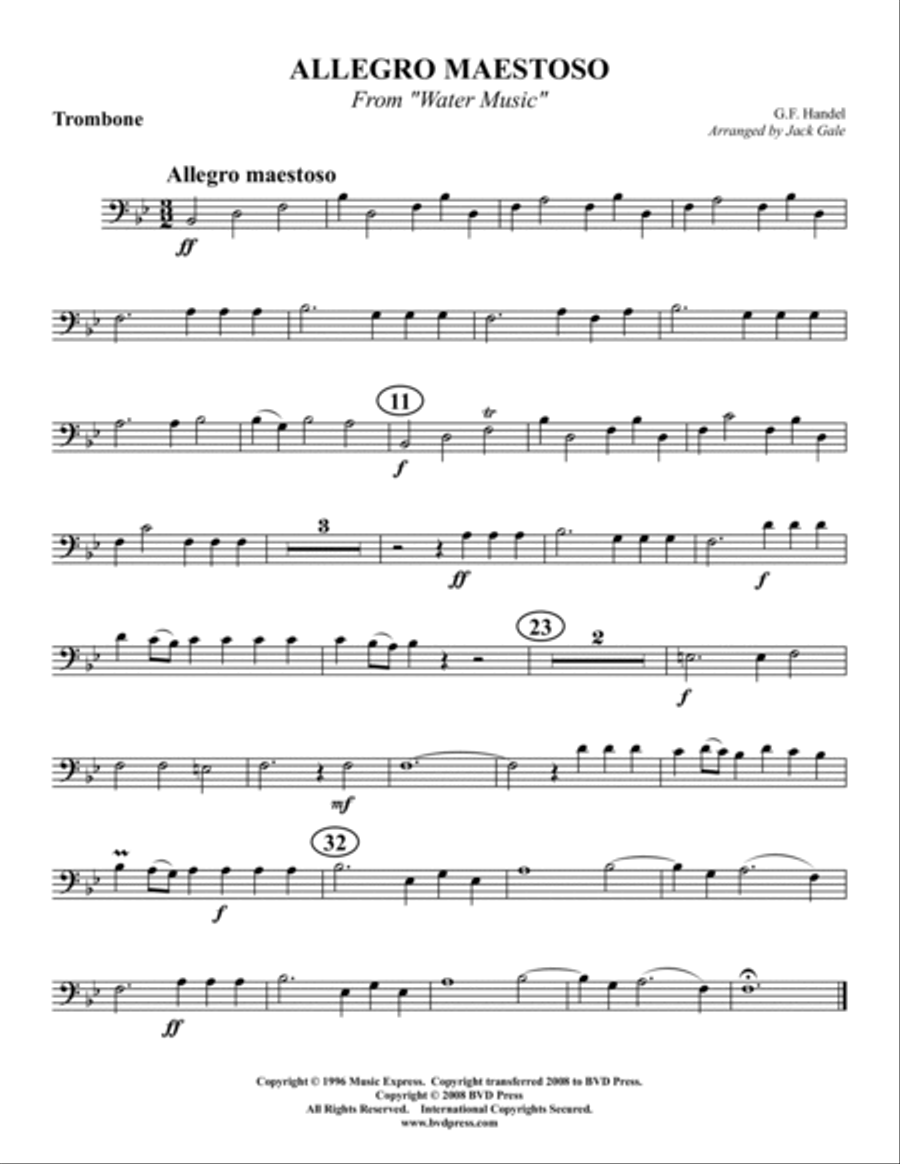 Ceremonial Music for Brass Quintet Brass Quintet scores gallery preview page 4