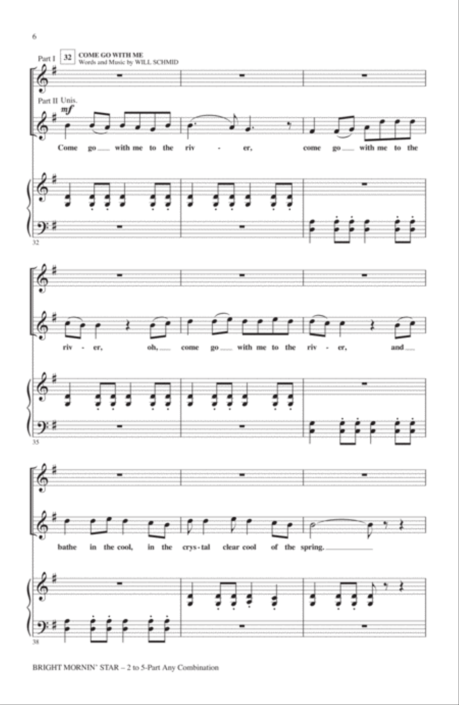 Bright Mornin' Star 2-Part scores gallery preview page 4