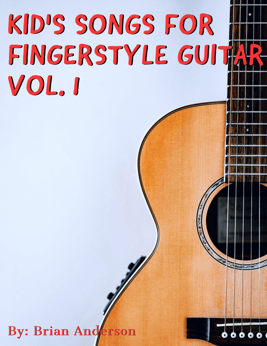 Kid's Songs for Fingerstyle Guitar Vol. 1 Acoustic Guitar scores gallery preview page 1