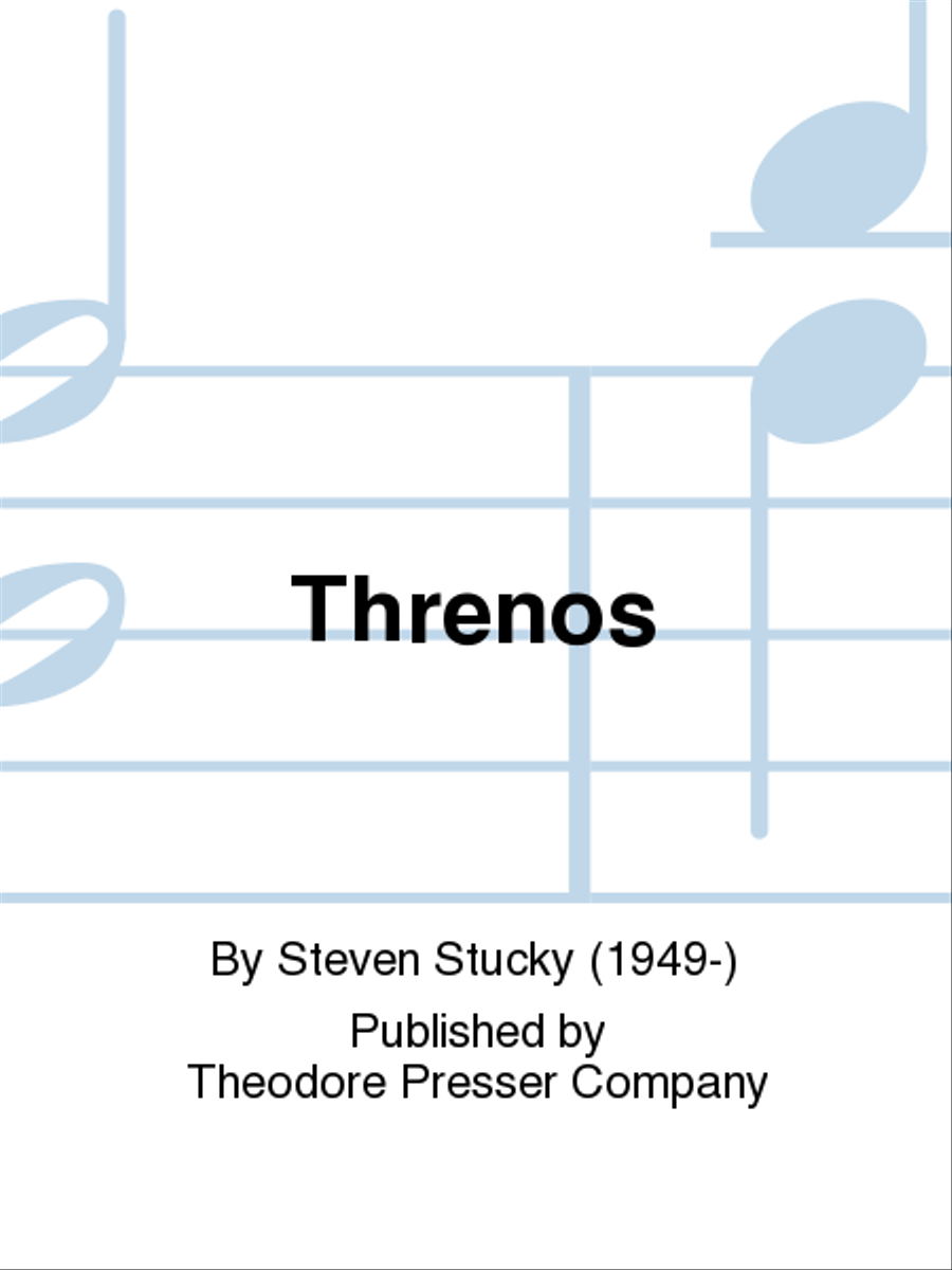 Threnos Concert Band scores gallery preview page 1