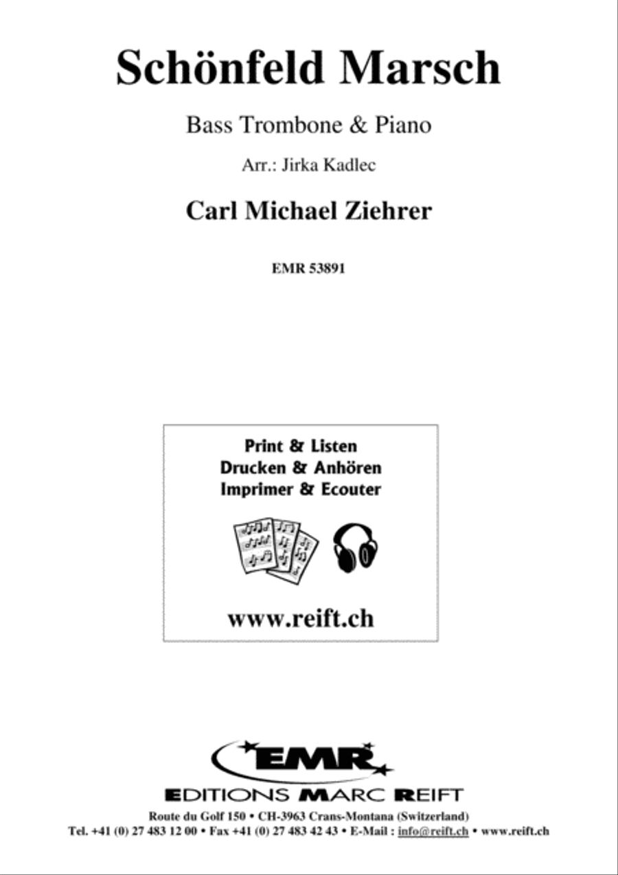 Schonfeld Marsch Bass Trombone scores gallery preview page 2