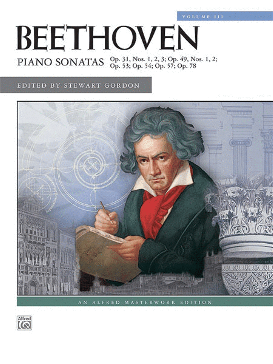 Beethoven -- Piano Sonatas, Volume 3 Piano Solo scores gallery preview page 1