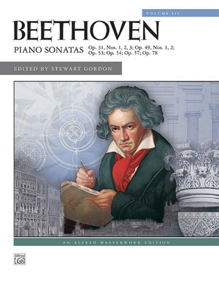 Book cover for Beethoven -- Piano Sonatas, Volume 3
