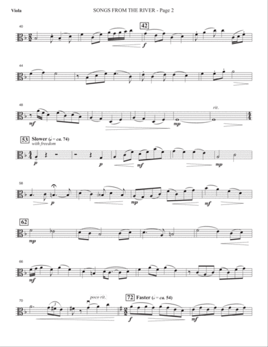 Sacred Places - Viola Choir scores gallery preview page 3