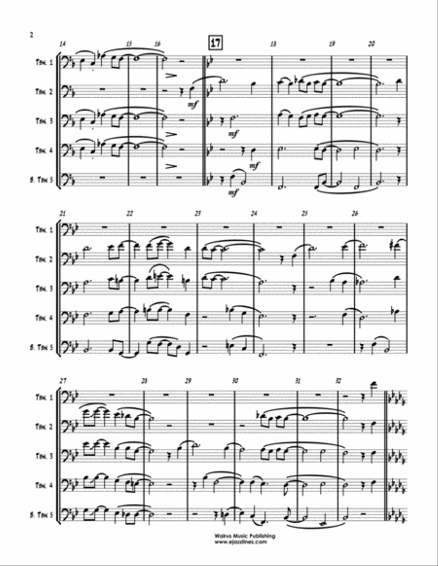 Careless Love Trombone scores gallery preview page 3
