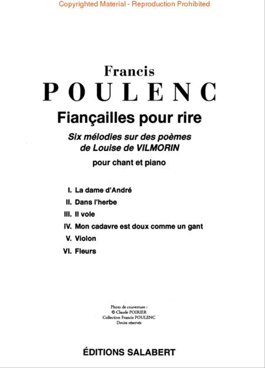 Fiançailles pour rire Voice scores gallery preview page 2