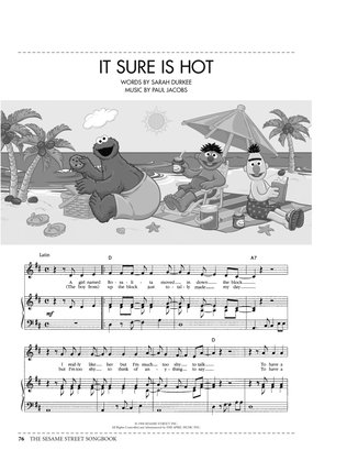 Book cover for It Sure Is Hot (from Sesame Street)