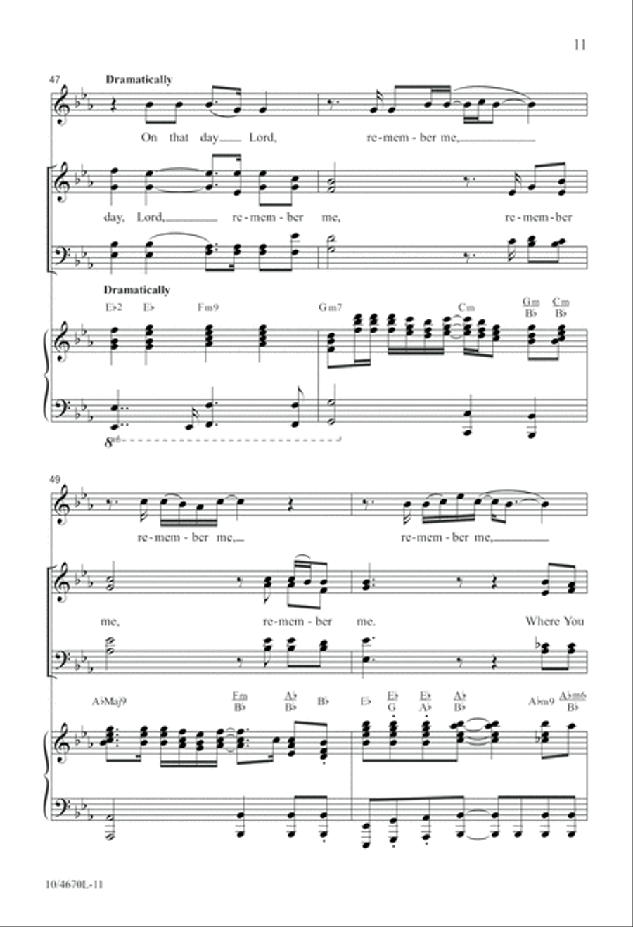 Remember Me 4-Part scores gallery preview page 11