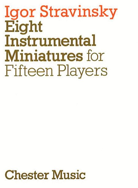 Eight Instrumental Miniatures (Miniature Score)