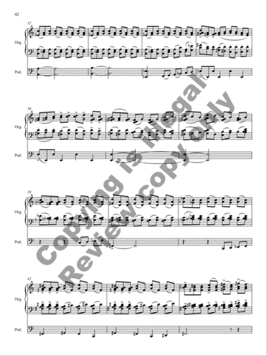 Triptych for Organ and Large Orchestra Orchestra scores gallery preview page 19