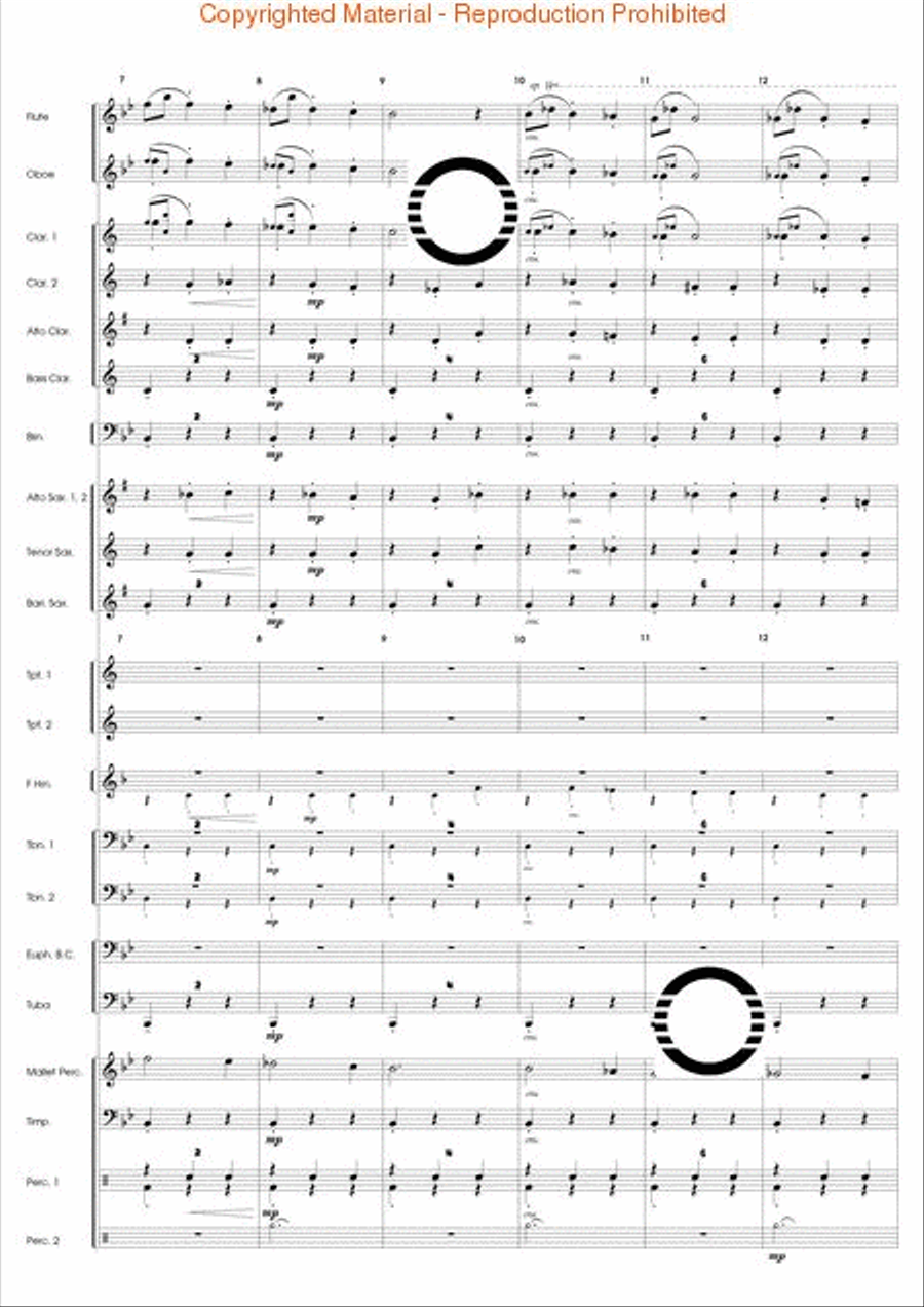 Peer Gynt Suite No. 1 Concert Band scores gallery preview page 17