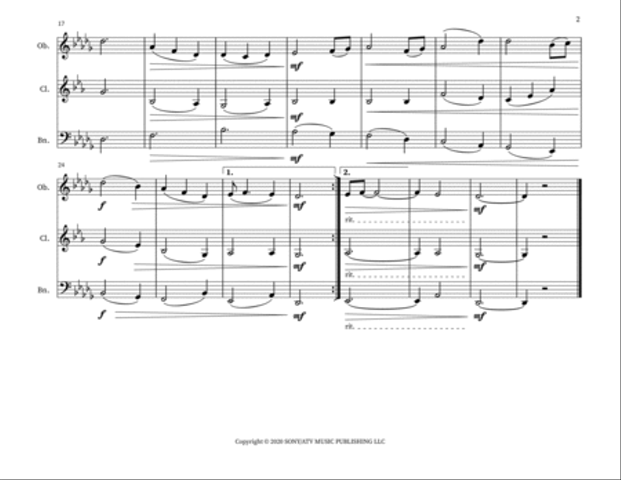 Hen Wlad Fy Nhadau Hen Wlad Fy Nhadau Small Ensemble scores gallery preview page 2
