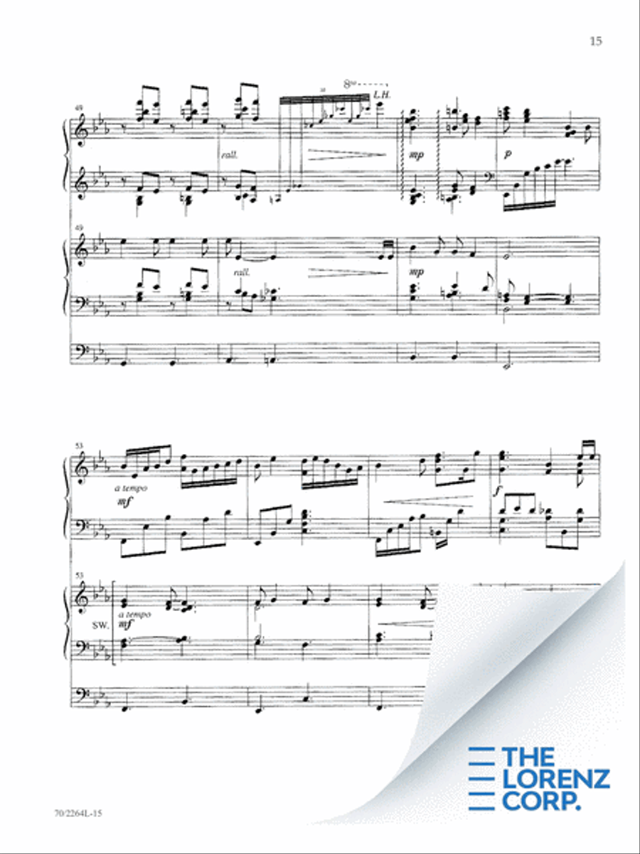 O for a Thousand Tongues Organ scores gallery preview page 16