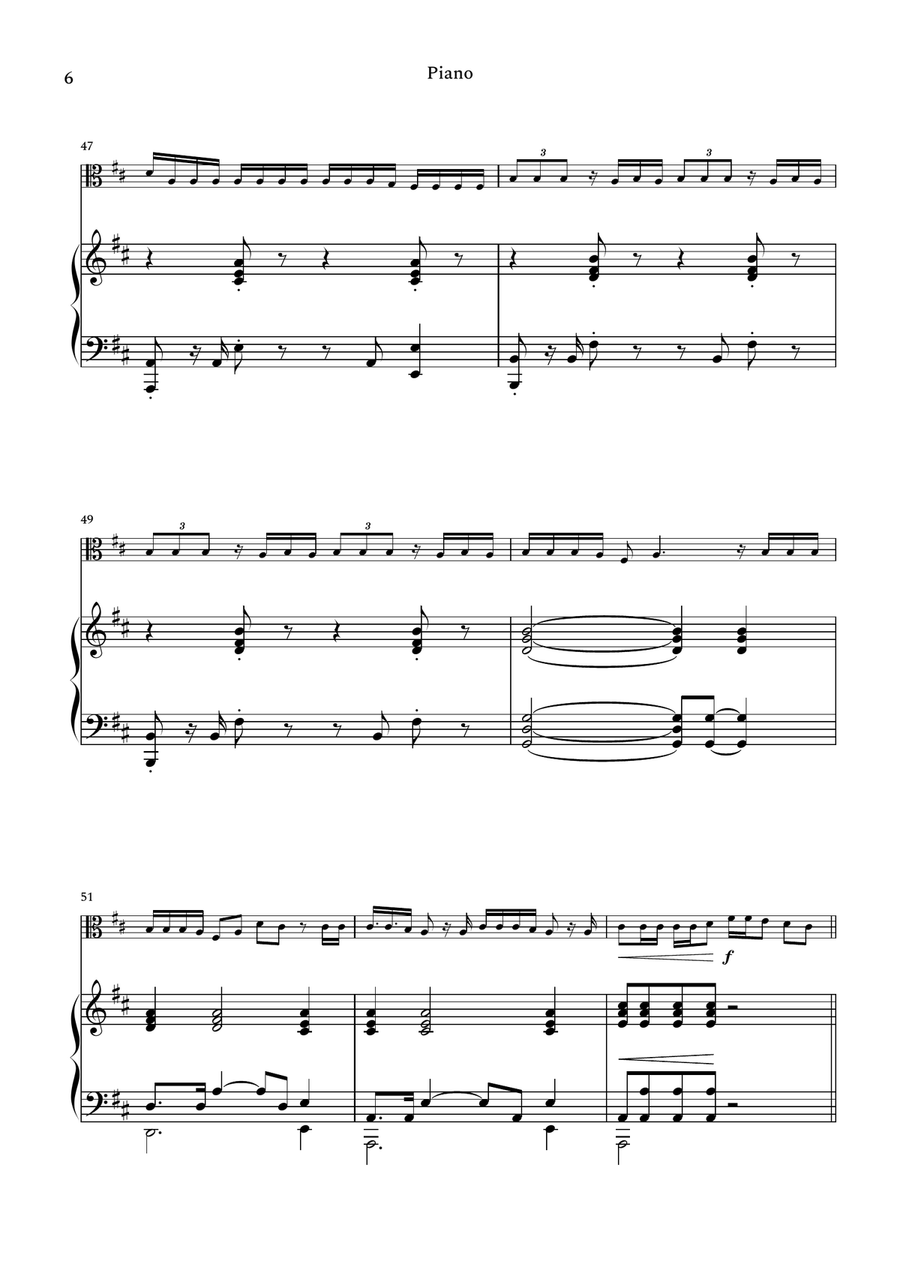 Chlorine Viola scores gallery preview page 6