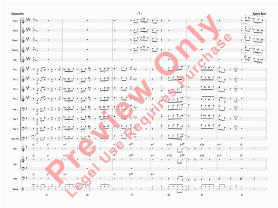Santa Baby Jazz Ensemble scores gallery preview page 10