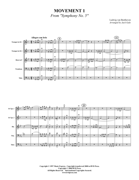 Movement 1 from Symphony No. 5