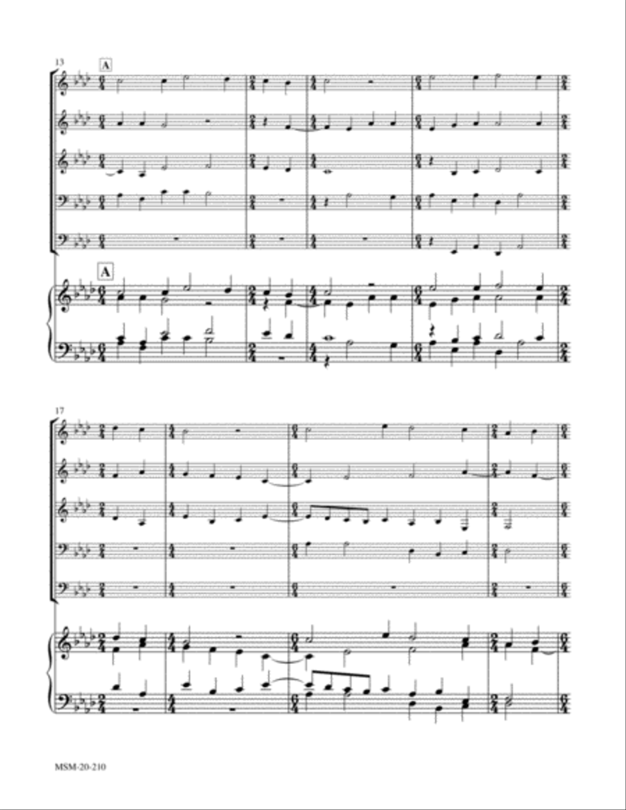 Comfort, Comfort Comfort, Comfort Organ scores gallery preview page 3