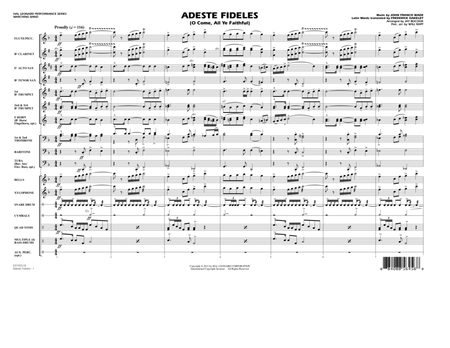 Adeste Fideles (O Come, All Ye Faithful) - Full Score