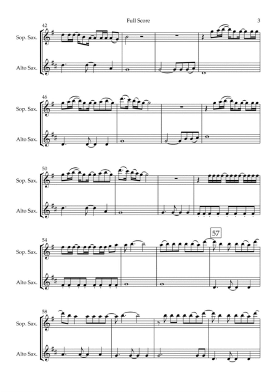 Empire State Of Mind Woodwind Duet scores gallery preview page 3