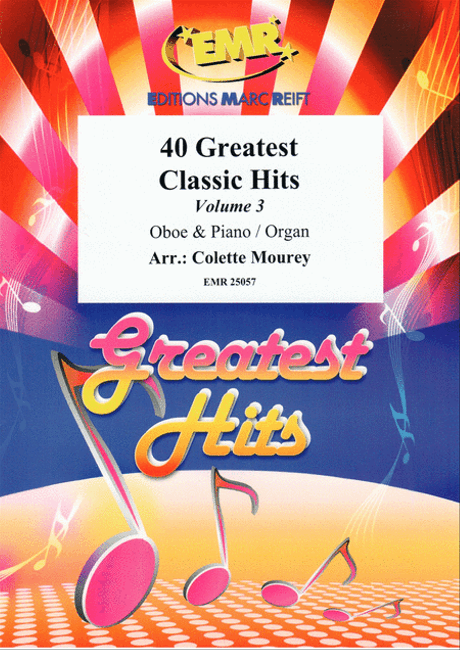 40 Greatest Classic Hits Vol. 3 Organ scores gallery preview page 1
