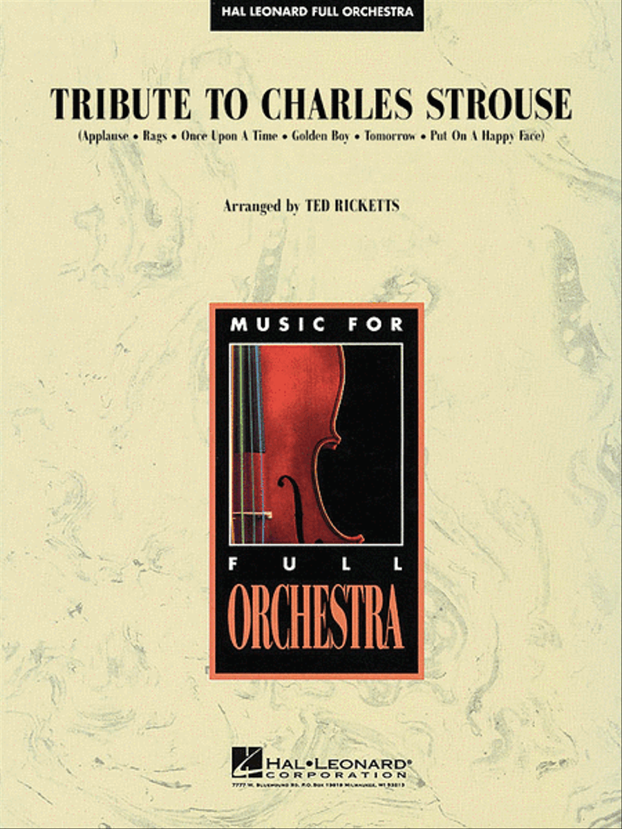 Tribute to Charles Strouse Full Orchestra scores gallery preview page 1