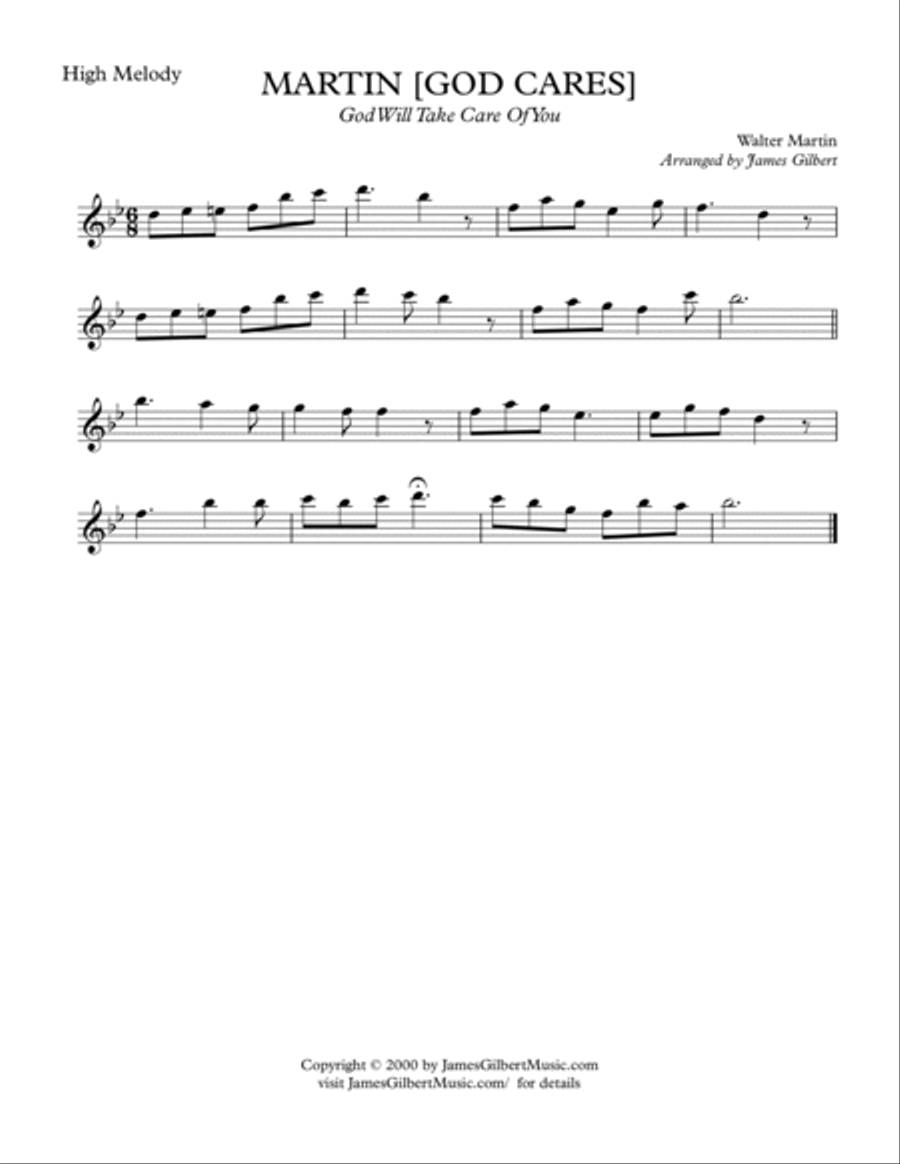 MARTIN (GOD CARES) Small Ensemble scores gallery preview page 3