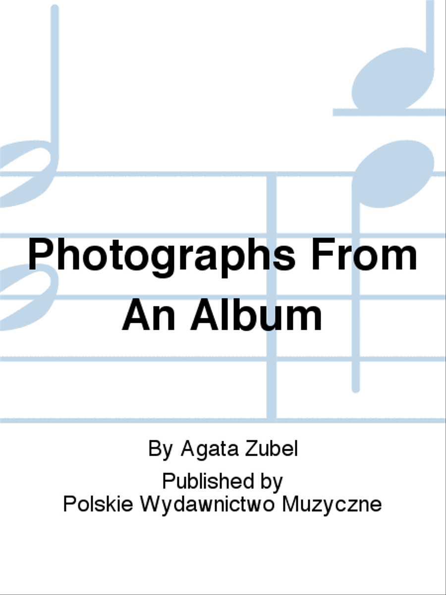 Photographs From An Album String Quartet scores gallery preview page 1