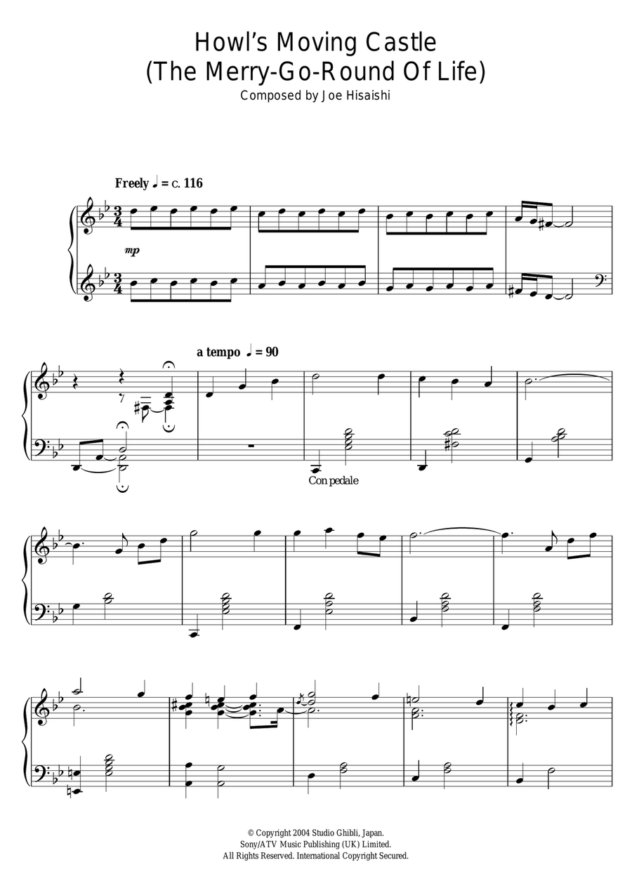 Merry go round of deals life accordion sheet music