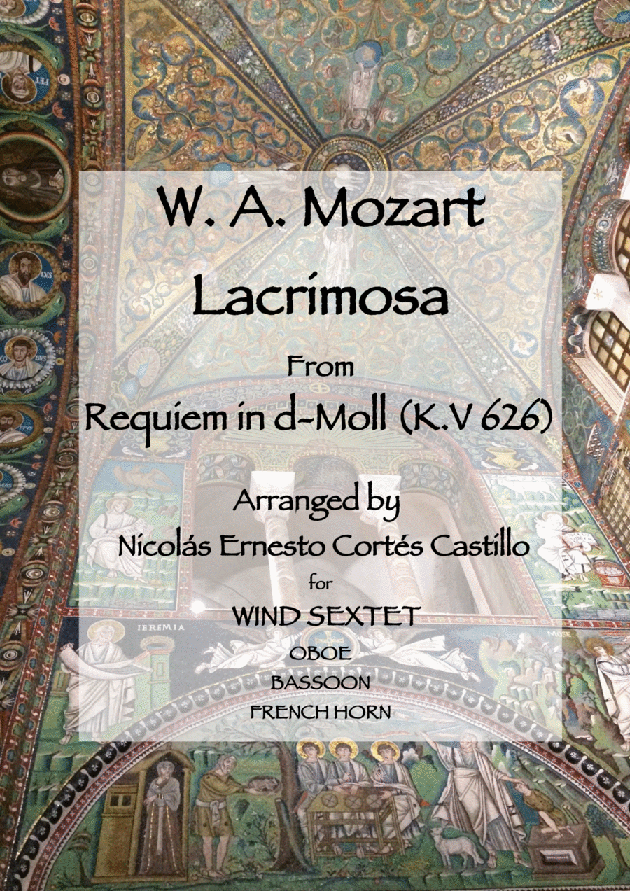 Lacrimosa (from Requiem in D minor, K. 626) for Wind Sextet Woodwind Ensemble scores gallery preview page 1