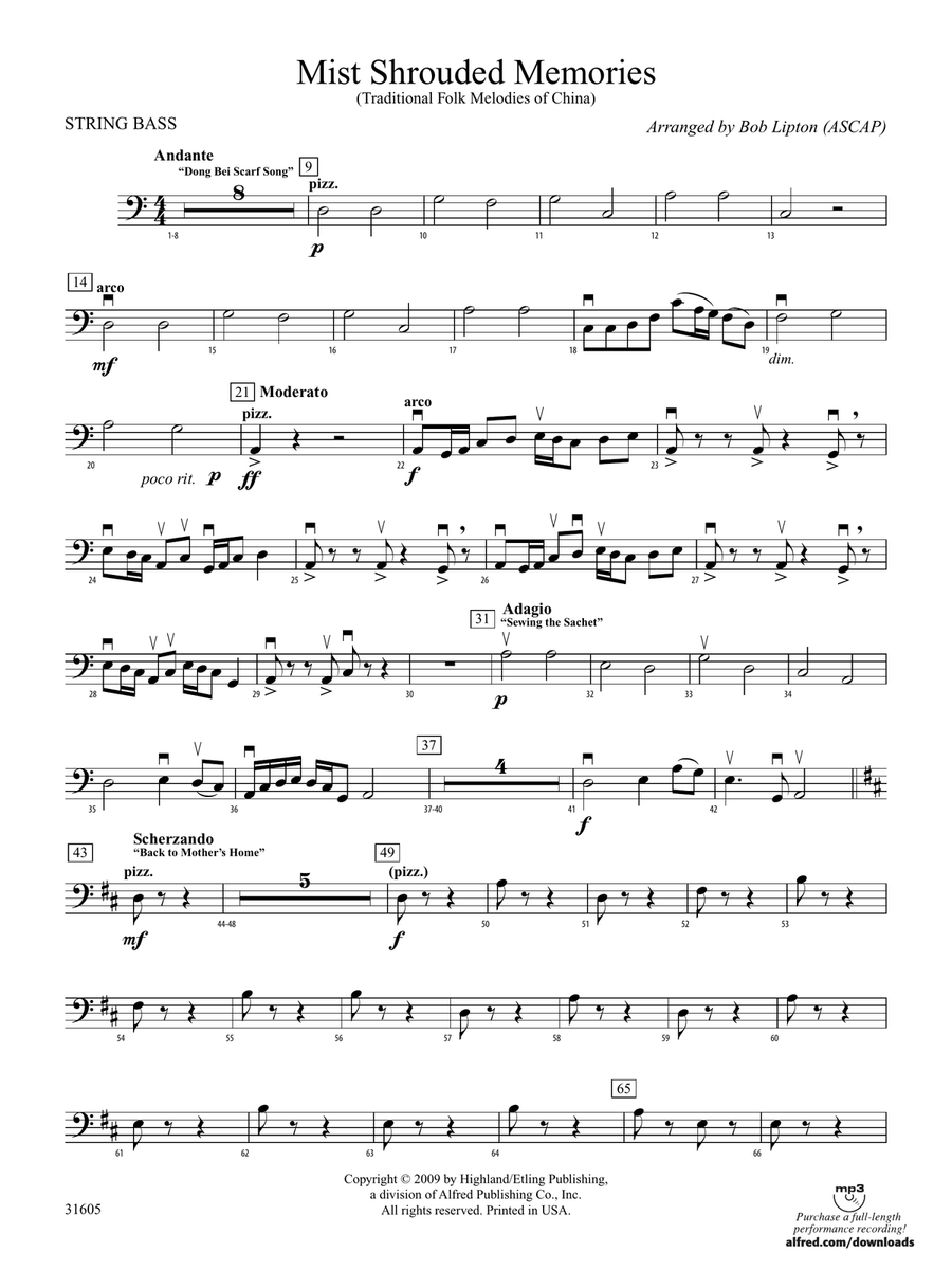 Mist Shrouded Memories: String Bass