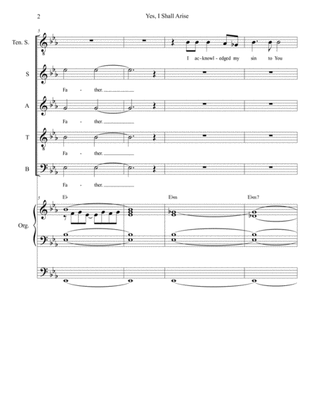 Yes, I Shall Arise (Solo with SATB) image number null