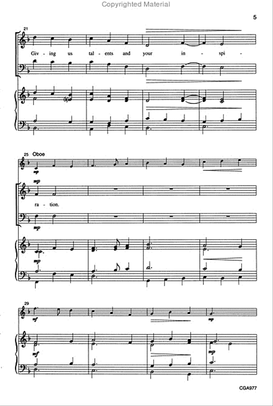 Spirit of God Choir scores gallery preview page 4