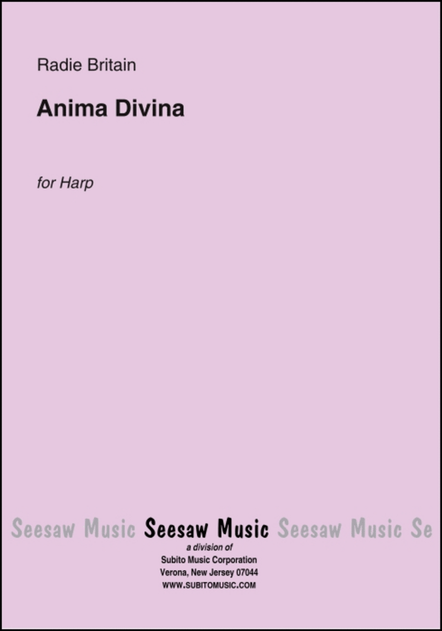 Anima Divina Harp scores gallery preview page 1