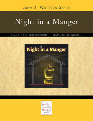 Book cover for Night in a Manger • John D. Wattson Series