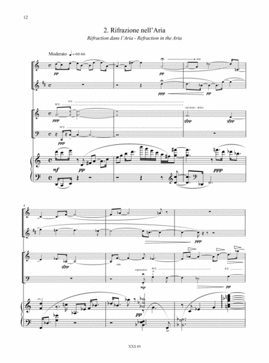 Sonata nell’aere for Flute, Clarinet in B flat, Violin, Violoncello and Piano (2010)