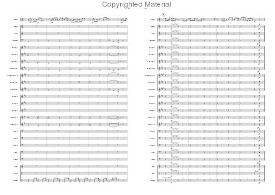 Sugar Blues Sugar Blues Concert Band scores gallery preview page 7