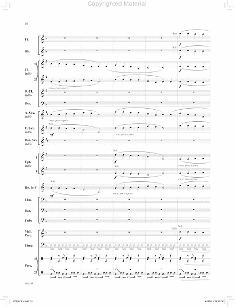 Whispering Pines Concert Band scores gallery preview page 11