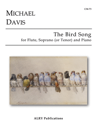 Book cover for The Bird Song for Flute, Voice and Piano