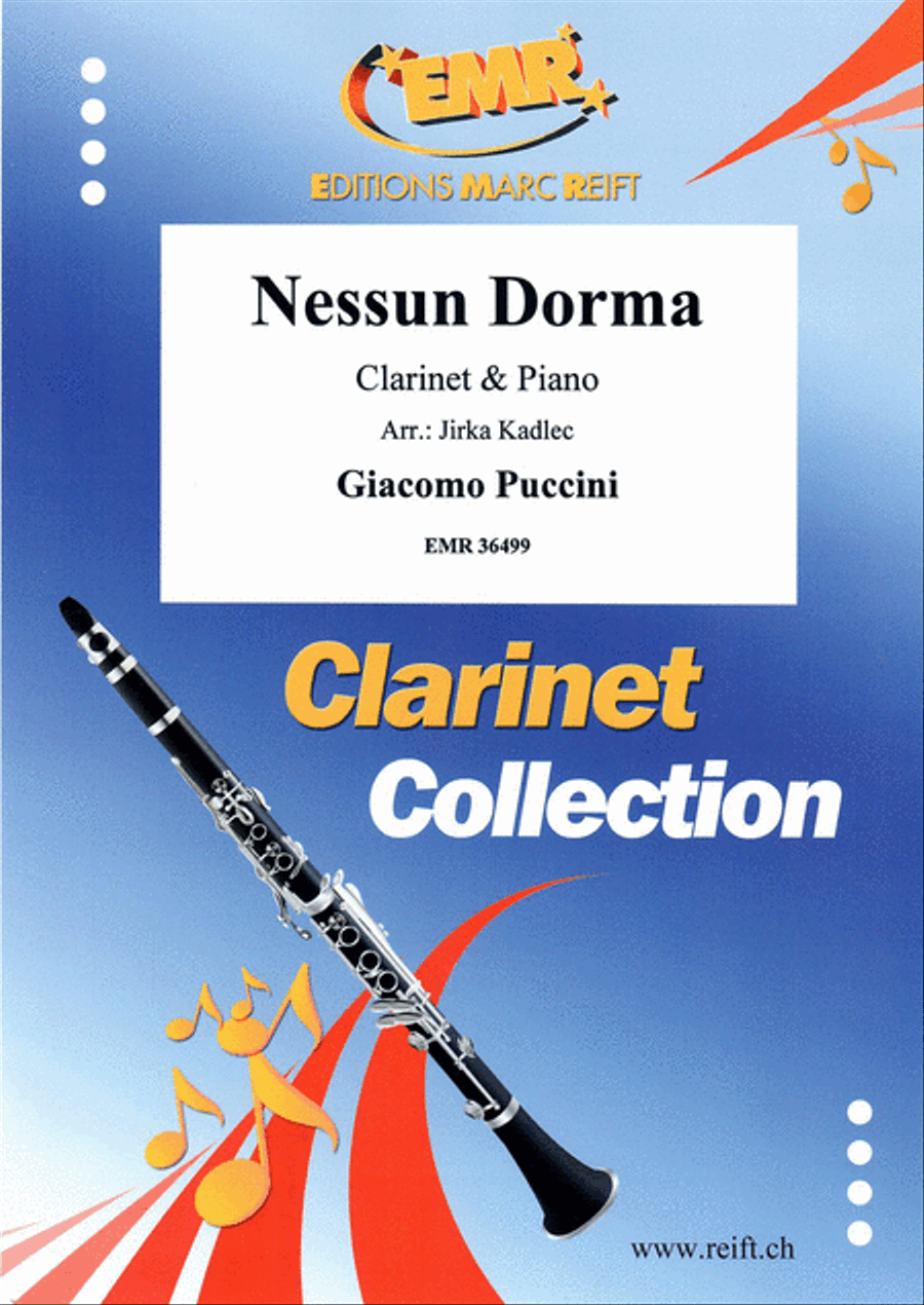 Nessun Dorma Clarinet Solo scores gallery preview page 1