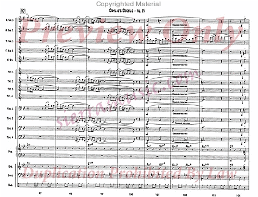 Daylie's Double Big Band scores gallery preview page 14