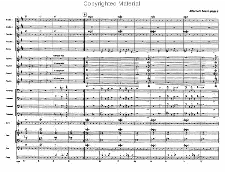 Alternate Route Jazz Ensemble scores gallery preview page 9