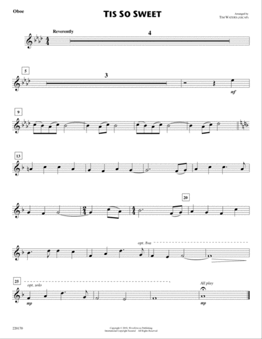 Tis So Sweet Concert Band scores gallery preview page 6