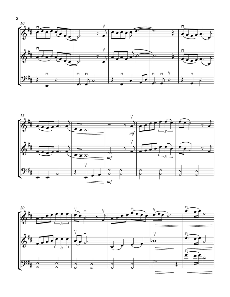 Speechless String Trio scores gallery preview page 2